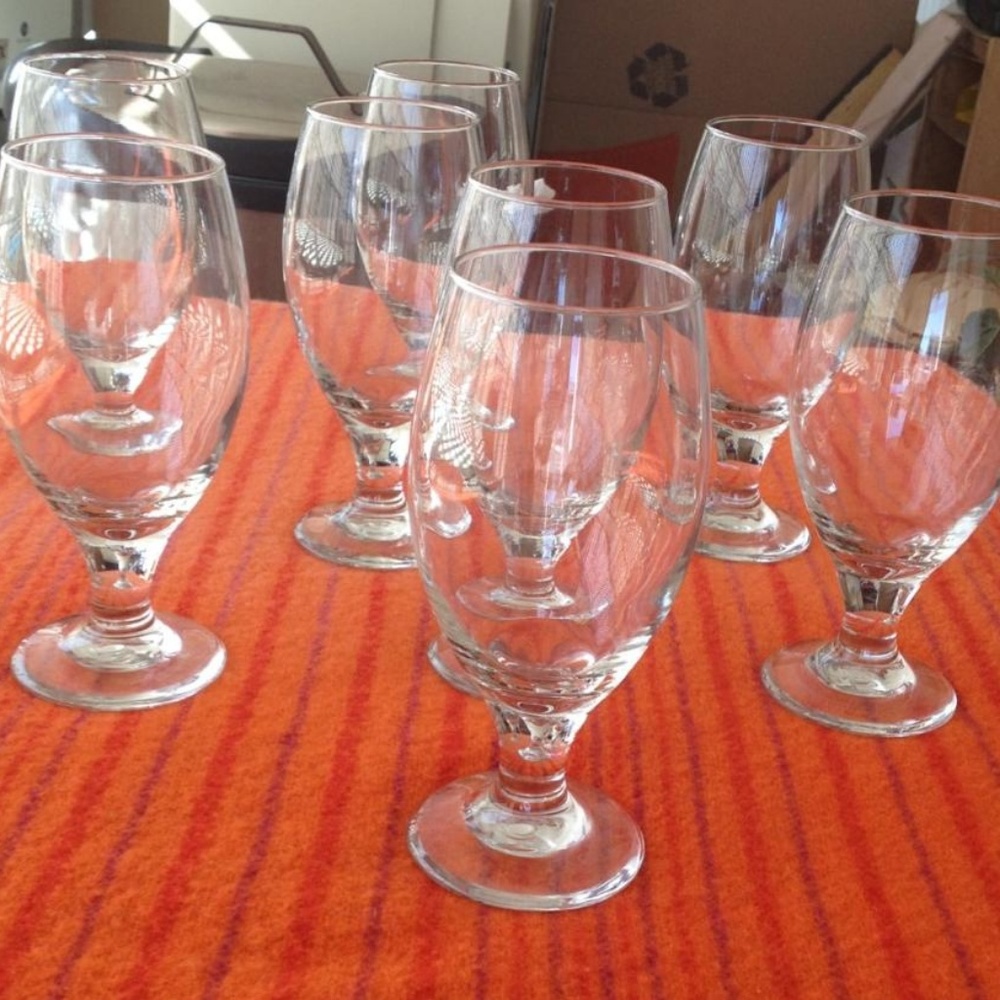 7" Tall "Eight Piece" 14 oz.Beer / Wine Glasses